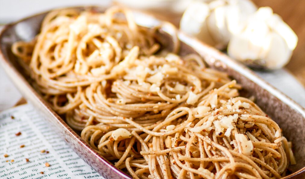 Kochanleitung für Spaghetti Aglio Oglio